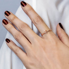 Load image into Gallery viewer, Initial Ring in Sterling Silver