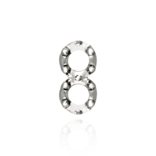 Load image into Gallery viewer, Strip Settings for 2 Round Stones (9.00 x 6.00 mm - 10.00 x 6.00 mm)