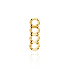 Load image into Gallery viewer, Strip Settings for 4 Round Stones (17.80 x 4.80 mm - 19.50 x 6.20 mm)