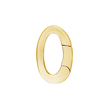 Load image into Gallery viewer, Oval Open In Chain Connectors / Charm Hangers / Carabiners (7.5 x 12 mm - 8.5 x 13.5 mm)