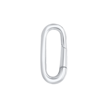Load image into Gallery viewer, Oval Open In Chain Connectors / Charm Hangers / Carabiners (7.5 x 12 mm - 8.5 x 13.5 mm)