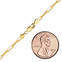 Load image into Gallery viewer, Finished Paperclip Cable Necklace in 14K Gold-Filled