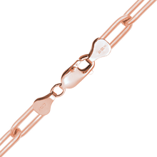 Load image into Gallery viewer, Finished Paperclip Cable Bracelet in 14K Rose Gold-Filled
