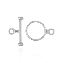 Load image into Gallery viewer, ITI NYC Toggle Pearl Clasps with Ball Ends in 14K Gold