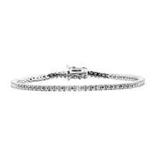 Load image into Gallery viewer, Tennis Mounting in Sterling Silver (2 mm - 4 mm)