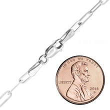 Load image into Gallery viewer, Tribeca Trace Chain Anklet in Sterling Silver