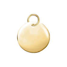 Load image into Gallery viewer, 14K Yellow Gold Round Disc Pendant with Hole