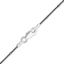 Load image into Gallery viewer, Nassau St. Studded Curb Chain Necklace in Sterling Silver