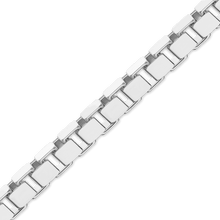 Load image into Gallery viewer, Bulk / Spooled Venetian Box Chain in 14K White Gold (0.80 mm - 2.50 mm)