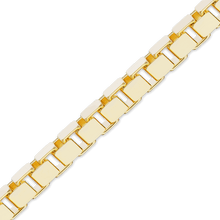 Load image into Gallery viewer, Bulk / Spooled Venetian Box Chain in 14K & 18K Yellow Gold (0.80 mm - 3.30 mm)