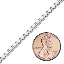 Load image into Gallery viewer, Bulk / Spooled Venetian Box Chain in Sterling Silver (1.20 mm - 4.70 mm)