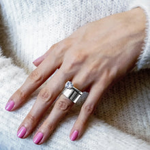 Load image into Gallery viewer, ITI NYC Sterling Silver Flat Wedding Bands (2.0 mm - 10.0 mm)