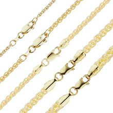 Load image into Gallery viewer, Wall St. Wheat Necklace in 14K Yellow Gold