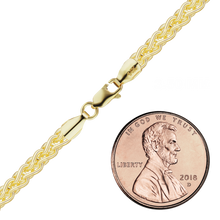 Load image into Gallery viewer, Wall St. Wheat Necklace in 14K Yellow Gold