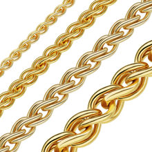 Load image into Gallery viewer, Bulk / Spooled Wheat Chain in 14K Gold-Filled (1.90 mm - 6.00 mm)