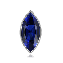 Load image into Gallery viewer, ITI NYC Marquise Shape Tapered Bezels With Airline in Sterling Silver (2.25 x 1.00 mm - 11.75 x 6.50 mm)