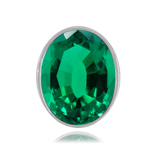 Load image into Gallery viewer, ITI NYC Oval Tapered Bezels With Airline in Sterling Silver (4.50 x 3.00 mm - 14.00 x 11.50 mm)