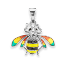 Load image into Gallery viewer, Bee Charm with CZ's (24 x 22mm)