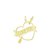 Load image into Gallery viewer, Love Infinity Charms I Love You Heart Charm (37 x 38mm)