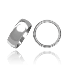 Load image into Gallery viewer, ITI NYC Sterling Silver Comfort Fit Wedding Bands (2.0 mm - 8.0 mm)