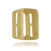 Load image into Gallery viewer, ITI NYC Emerald Shape Tapered Bezels With Airline in 14K Gold (5.00 x 3.00 mm - 10.00 x 8.00 mm)