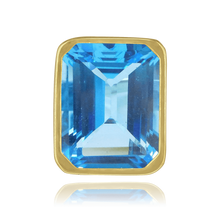 Load image into Gallery viewer, ITI NYC Emerald Shape Tapered Bezels With Airline in 14K Gold (5.00 x 3.00 mm - 10.00 x 8.00 mm)