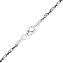 Load image into Gallery viewer, Baxter St. Bar Cable Chain Necklace in Sterling Silver Black Ruthenium Finish