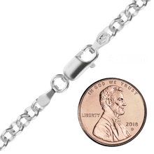 Load image into Gallery viewer, Soho Rolo Chain Anklet in Sterling Silver