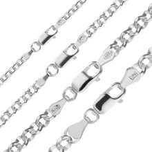 Load image into Gallery viewer, Soho Rolo Chain Necklace in Sterling Silver