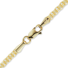 Load image into Gallery viewer, Diamond District Bizmark Anklet in 14K Yellow Gold