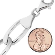 Load image into Gallery viewer, East Bowery Curb Chain Anklet in Sterling Silver