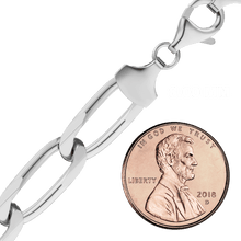 Load image into Gallery viewer, East Bowery Curb Chain Anklet in Sterling Silver