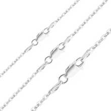 Load image into Gallery viewer, Flat Soho Rolo Chain Necklace in Sterling Silver