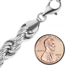 Load image into Gallery viewer, Riverside Blvd. Rope Bracelet in Sterling Silver