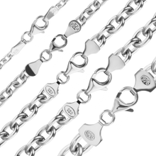 Load image into Gallery viewer, Chelsea Cable Chain Anklet in Sterling Silver