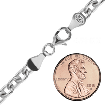 Load image into Gallery viewer, Chelsea Cable Chain Anklet in Sterling Silver