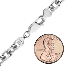 Load image into Gallery viewer, Chelsea Cable Chain Bracelet in Sterling Silver