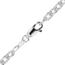 Load image into Gallery viewer, Hester St. Heavy Textured Cable Chain Necklace in Sterling Silver