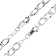 Load image into Gallery viewer, Clinton St. Cable Chain Anklet in Sterling Silver