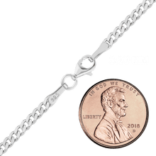 Load image into Gallery viewer, Bowery Curb Chain Necklace in Sterling Silver