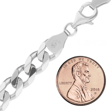 Load image into Gallery viewer, Bowery Curb Chain Anklet in Sterling Silver