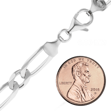 Load image into Gallery viewer, Fulton Market Figaro Chain Bracelet in Sterling Silver