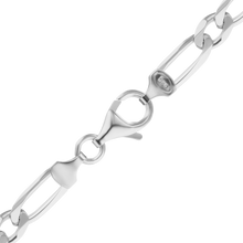 Load image into Gallery viewer, Fulton Market Figaro Chain Bracelet in Sterling Silver