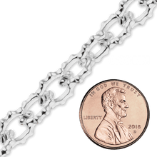 Load image into Gallery viewer, Bulk / Spooled Handmade Chain in Sterling Silver (9.00 mm)