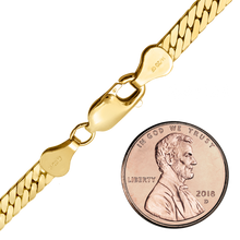 Load image into Gallery viewer, Finished Herringbone Bracelet in 14K Gold-Filled