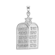 Load image into Gallery viewer, ITI NYC Ten Commandments Specialty Pendant in Sterling Silver