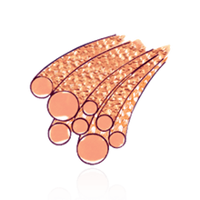 Load image into Gallery viewer, Pink Gold-Filled Round Glitter Wire