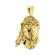Load image into Gallery viewer, ITI NYC Christ Head Pendant in 14K Gold