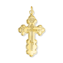 Load image into Gallery viewer, ITI NYC Orthodox Cross Pendant in Sterling Silver