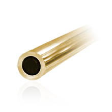 Load image into Gallery viewer, 18K Yellow Round Hard Tubing